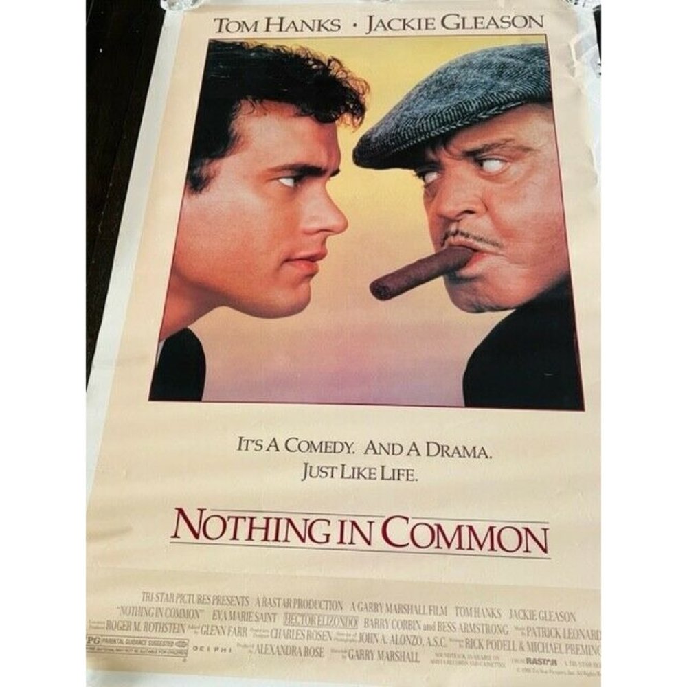 Movie Theater Cinema Poster vtg Lobby Card 1986 Nothing Common Tom Hanks Gleason